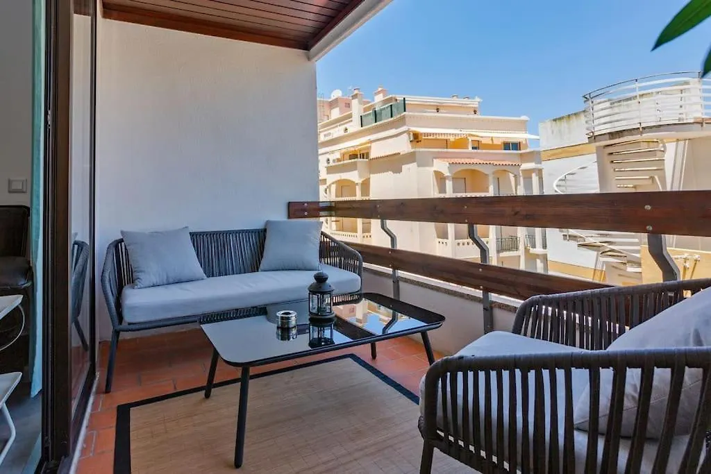 Ocean And Sunset 2Nd Line Beach Upscale Flat Ac Portimao
